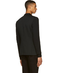 Мужской черный шелковый пиджак от Diesel