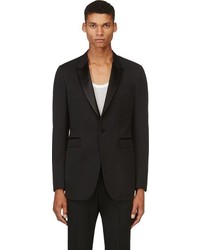 Мужской черный шелковый пиджак от Burberry