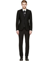 Мужской черный шелковый пиджак от Calvin Klein