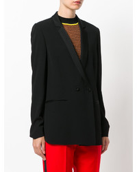 Женский черный шелковый пиджак от Emilio Pucci