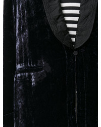 Женский черный шелковый пиджак от Forte Forte