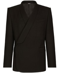 Мужской черный шелковый пиджак от Dolce & Gabbana