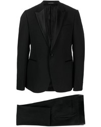 Мужской черный шелковый пиджак от Emporio Armani