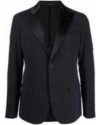 Мужской черный шелковый пиджак от Giorgio Armani