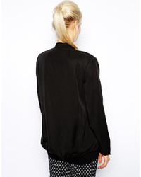 Женский черный шелковый пиджак от Twenty8Twelve