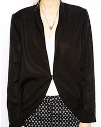 Женский черный шелковый пиджак от Twenty8Twelve