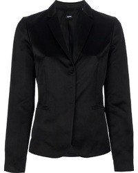 Женский черный шелковый пиджак от Jil Sander