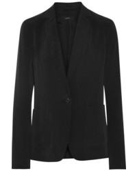 Женский черный шелковый пиджак от Joseph