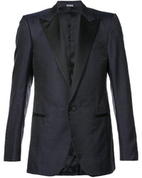 Мужской черный шелковый пиджак от Lanvin