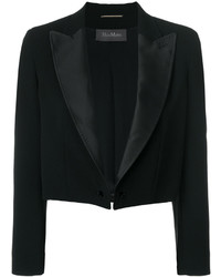 Женский черный шелковый пиджак от Max Mara