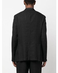 Мужской черный шелковый пиджак от Barena