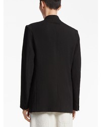 Мужской черный шелковый пиджак от Zegna