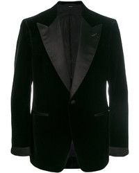 Мужской черный шелковый пиджак от Tom Ford