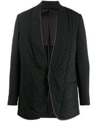 Мужской черный шелковый пиджак от Undercover