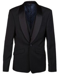 Мужской черный шелковый пиджак от Vivienne Westwood