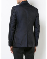 Мужской черный шелковый пиджак от Lanvin