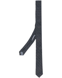 Мужской черный шелковый плетеный галстук от Dolce & Gabbana