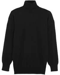 Черный шелковый свитер