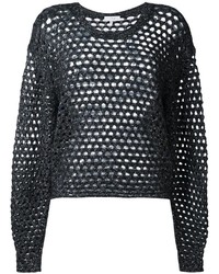 Женский черный шелковый свитер от IRO