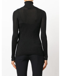 Женский черный шелковый свитер от Tom Ford