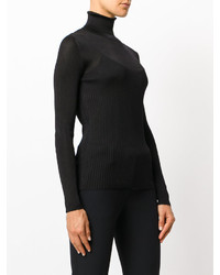 Женский черный шелковый свитер от Tom Ford