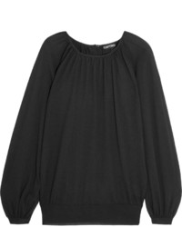 Женский черный шелковый свитер от Tom Ford