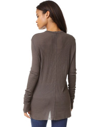 Женский черный шелковый свитер от Hudson