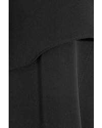 Черный шелковый топ без рукавов от Theory