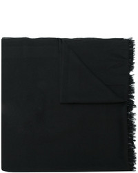 Женский черный шелковый шарф от Valentino Garavani