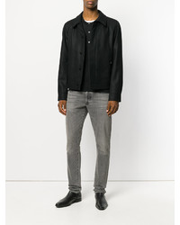 Мужской черный шерстяной бомбер от Tom Ford