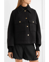 Женский черный шерстяной бомбер от Chloé