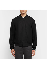 Мужской черный шерстяной бомбер от Paul Smith