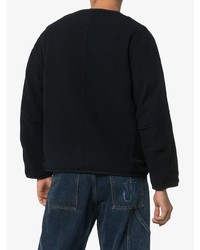 Мужской черный шерстяной бомбер от VISVIM