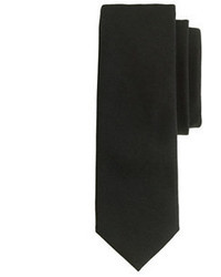 Черный шерстяной галстук