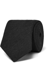 Мужской черный шерстяной галстук от Givenchy