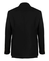 Мужской черный шерстяной двубортный пиджак от PT TORINO