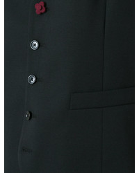 Черный шерстяной жилет от Lardini