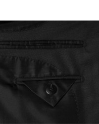 Черный шерстяной костюм от Tom Ford