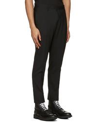 Черный шерстяной костюм от DSQUARED2