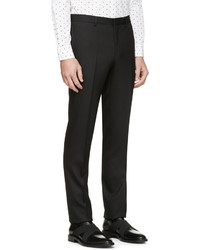 Черный шерстяной костюм от Givenchy