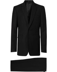 Черный шерстяной костюм от Burberry