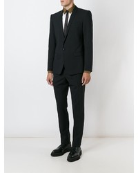 Черный шерстяной костюм от Dolce & Gabbana