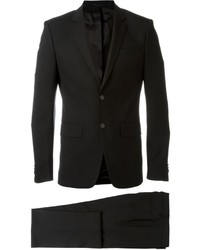 Черный шерстяной костюм от Givenchy
