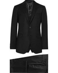 Черный шерстяной костюм от Lanvin