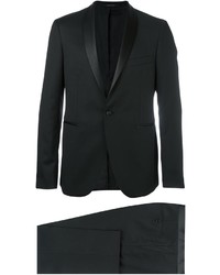 Черный шерстяной костюм от Tagliatore