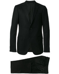 Черный шерстяной костюм от Z Zegna
