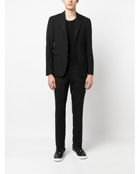 Мужской черный шерстяной пиджак с принтом от Off-White