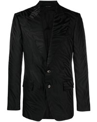 Мужской черный шерстяной пиджак с принтом от Tom Ford