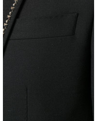 Мужской черный шерстяной пиджак с шипами от Les Hommes