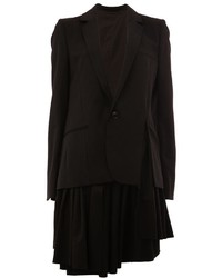 Женский черный шерстяной пиджак от A.F.Vandevorst